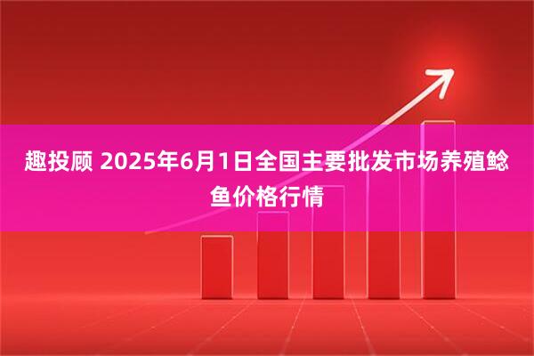 趣投顾 2025年6月1日全国主要批发市场养殖鲶鱼价格行情