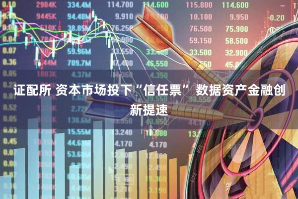 证配所 资本市场投下“信任票” 数据资产金融创新提速