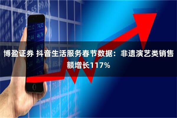 博盈证券 抖音生活服务春节数据：非遗演艺类销售额增长117%