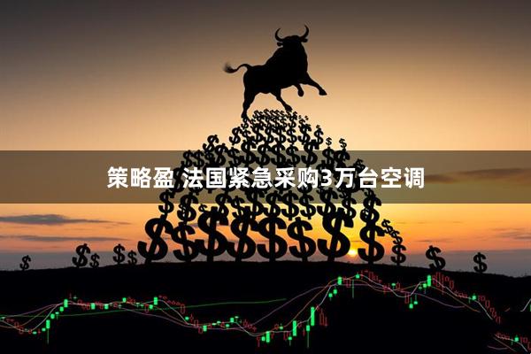 策略盈 法国紧急采购3万台空调